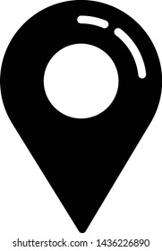 Pin Location Icon Vector Illustration Logo Template