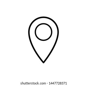 Pin location icon vector illustration