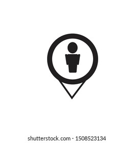 Pin location icon vector illustration