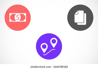 Icono de localización de clavijas Ilustración Ilustración de clavija plana ilustración vectorial de punto plano. Marca de puntero Gps. Icono de mapa de ubicación en el icono de puntero de mapa de fondo blanco. Símbolo de localización GPS