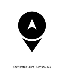 Pin Location Icon Vektorgrafik