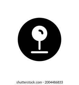icono de ubicación de anclaje e ilustración de vector aislados en un fondo blanco. Calidad premium para aplicaciones móviles, interfaz de usuario, presentación y sitio web. icono de píxel perfecto