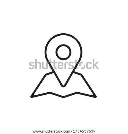 pin ,location icon vector illustration