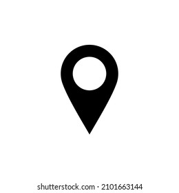 pin location icon vector. maps mark symbol design