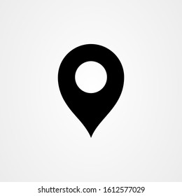 Pin location icon vector template