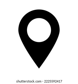 Pin location icon vector trendy