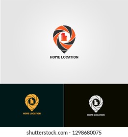 pin location icons templates, vector logo technology for business corporate, , maps, compass, illustrations -vector