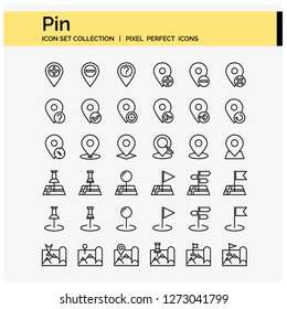 pin location icons web design,pixel perfect icons 64x64 vector