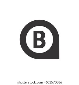 252 Letter B With Pin Location Images, Stock Photos & Vectors ...