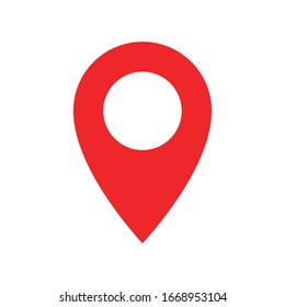 ubicación de pin - plantilla de diseño vectorial de icono de localizador