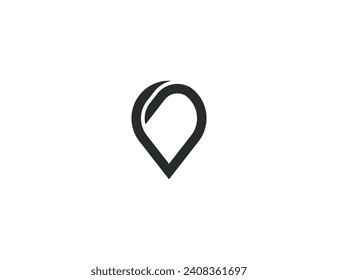 Símbolo del icono de símbolo Concepto de localización de pines Diseño de elementos. Logotipo Pinpoint. Plantilla de ilustración de vector