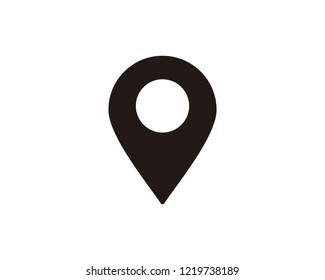 Pin location map icon