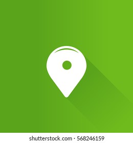 Pin location map icon in Metro user interface color style.