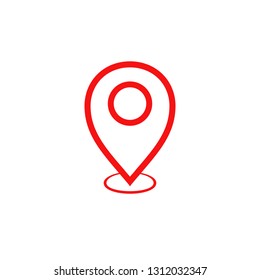 Pin location map icon Symbols vector
