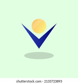 Pin location map vector design or logo illustration, suitable for website, mobile, design, pattern, etc