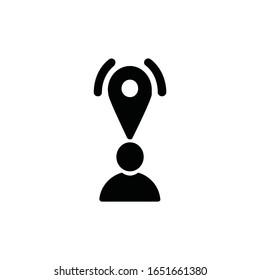 Pin Location, Maps, Direction Icon vector illustration