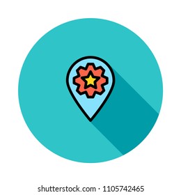pin location mark 