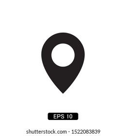 pin location mark icon vector illustration logo template