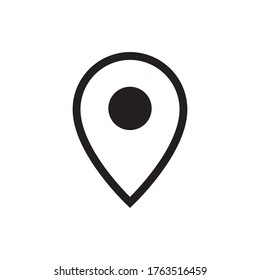 Pin Location Mark Sign Gps Icon Vector Illustration