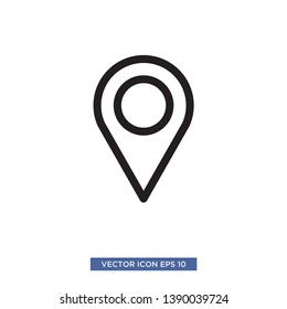 	
Pin Location Mark Sign Icon Vector Illustration