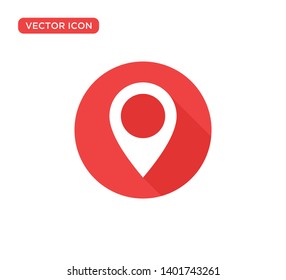 Pin Location Mark Sign Icon Vector Illustration