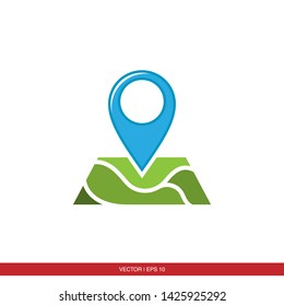 Pin Location Mark Sign Icon Vector Illustration