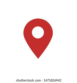 Pin Location Mark Sign Icon Vector Illustration.