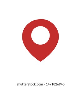 Pin Location Mark Sign Icon Vector Illustration.