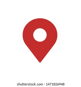 Pin Location Mark Sign Icon Vector Illustration.
