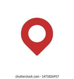 Pin Location Mark Sign Icon Vector Illustration.