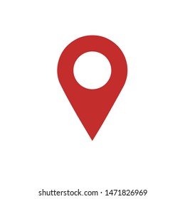 Pin Location Mark Sign Icon Vector Illustration.