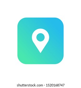 Pin Location Mark Sign Icon Vector Illustration
