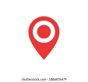 Pin Location Mark Sign Icon Vector Illustration