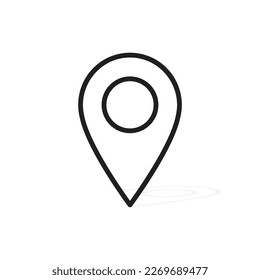 Pin Location Mark Sign Icon .