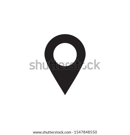 Pin Location, pin marker, map pin icon vector isolated