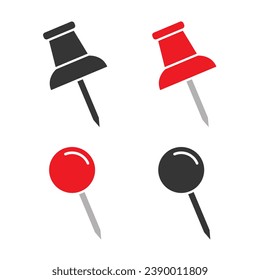 pin location, navigation pointer flat vector design