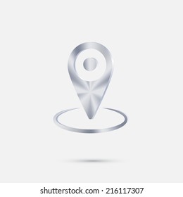 pin location on the map