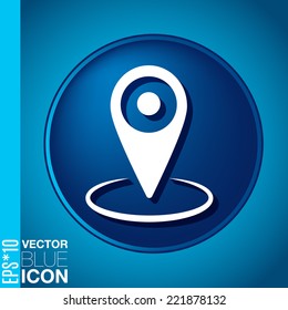 pin location on the map. local pin