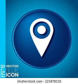 pin location on the map. local pin