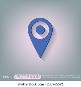 pin location on the map. local pin