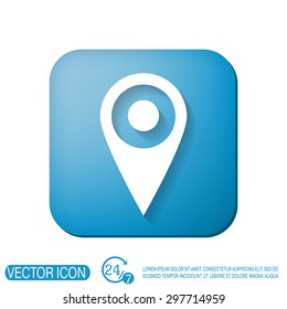 pin location on the map. local pin