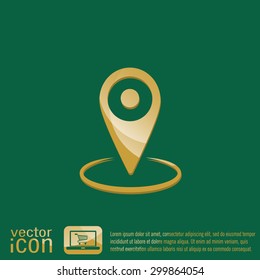 pin location on the map. local pin