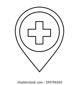pin location with switzerland flag vector illustration design