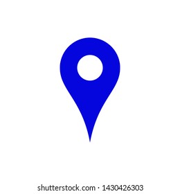 Pin location symbol icon vector