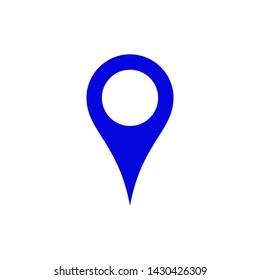 Pin location symbol icon vector