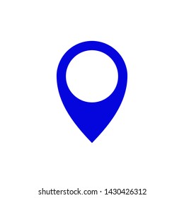 Pin location symbol icon vector