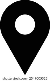 Pin location web icons in line style. Vector illustration. Social Media - thin line vector icon set. Pixel perfect. Editable stroke