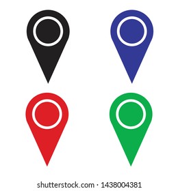 pin locaton icon simple design