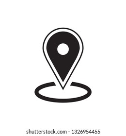 Pin Locator Icon Vector