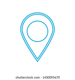 pin locator icon vector design template